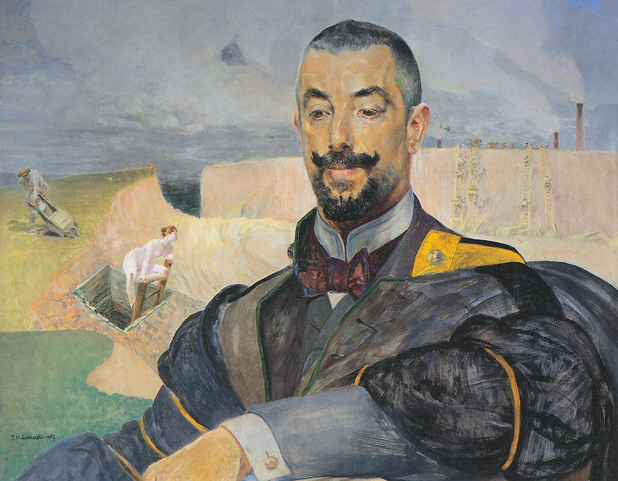 Jacek Malczewski Portrait of Erazm Baracz 1907 Fine Art Print