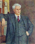 Pyotr Konchalovsky Portrait of Film Director Alexander Petrovich Dovzhenko 1950 Fine Art Print