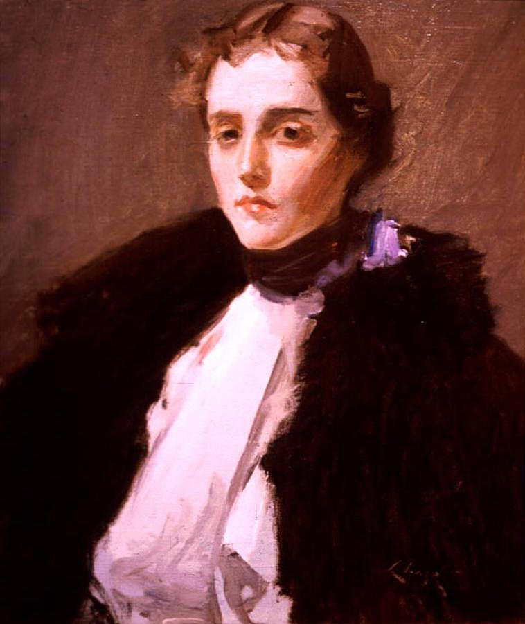 William Merritt Chase Portrait of Fra Dana 1897 Fine Art Print