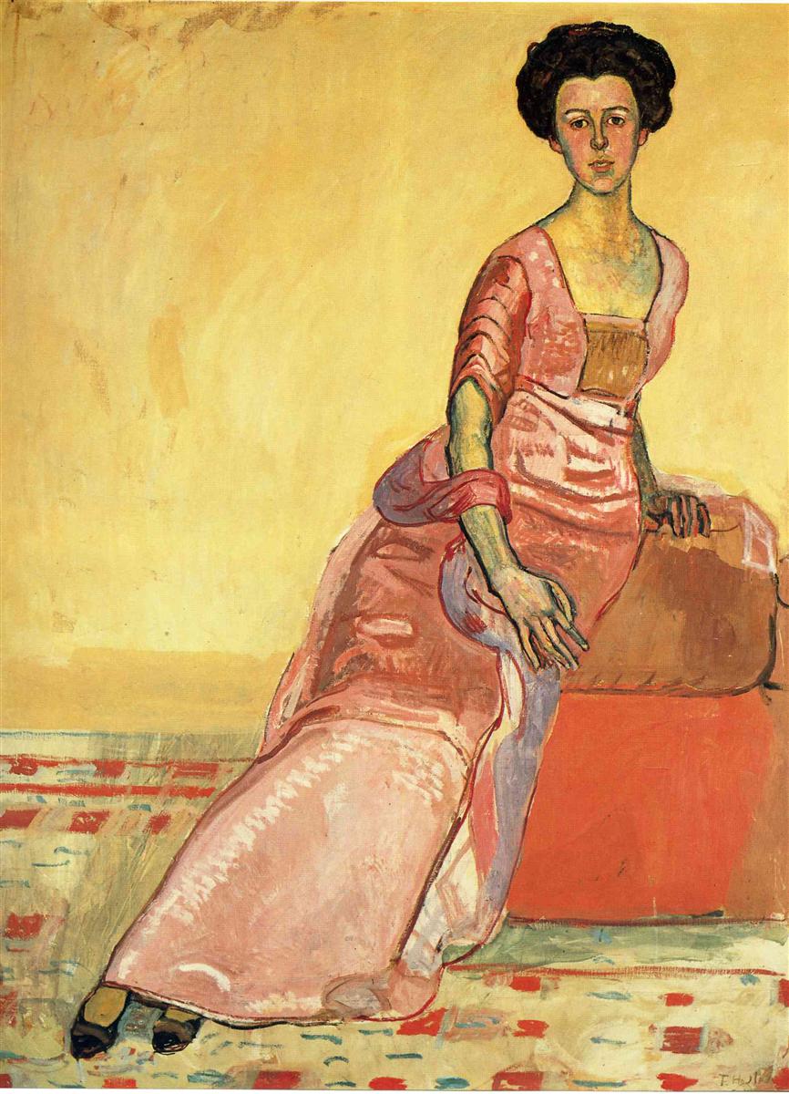Ferdinand Hodler Portrait of Gertrud Muller 1911 Fine Art Print
