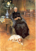 Carl Larsson Portrait of Gothilda Furstenberg 1891 Fine Art Print