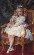Konstantin Makovsky Portrait of Grand Princess Maria Nikolayevna 1905 Fine Art Print