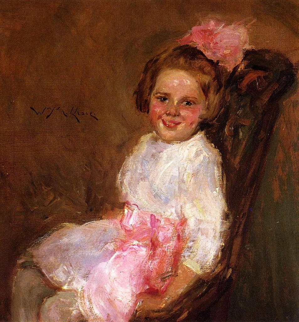 William Merritt Chase Portrait of Helen, Daughter of the Artist 1900 Fine Art Print