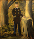 Niko Pirosmani Portrait of Ilya Zdanevich 1913 Fine Art Print