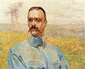 Jacek Malczewski Portrait of Józef Piłsudski 1916 Fine Art Print