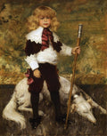 William Merritt Chase Portrait of James Rapelje Howell 1886 Fine Art Print