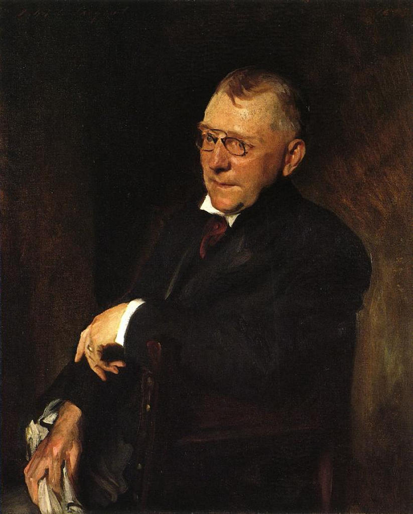William Merritt Chase Portrait of James Whitcomb Riley 1903 Fine Art Print