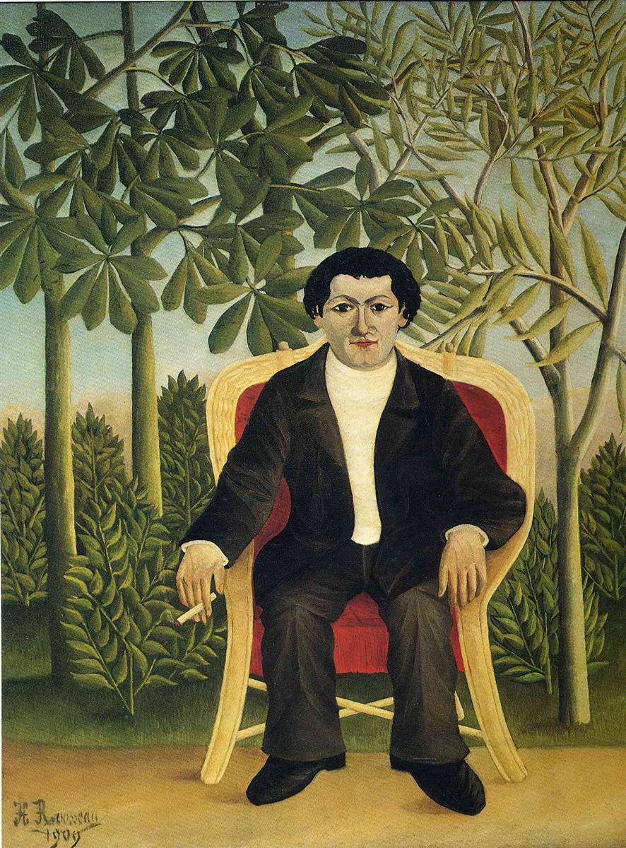 Henri Rousseau Portrait of Joseph Brummer 1909 Fine Art Print