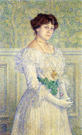 Theo van Rysselberghe Portrait of Laure Fle 1898 Fine Art Print