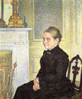 Theo van Rysselberghe Portrait of Madame Charles Maus 1890 Fine Art Print