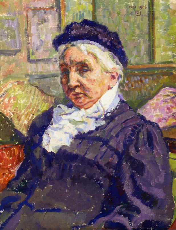 Theo van Rysselberghe Portrait of Madame Monnon 1908 Fine Art Print