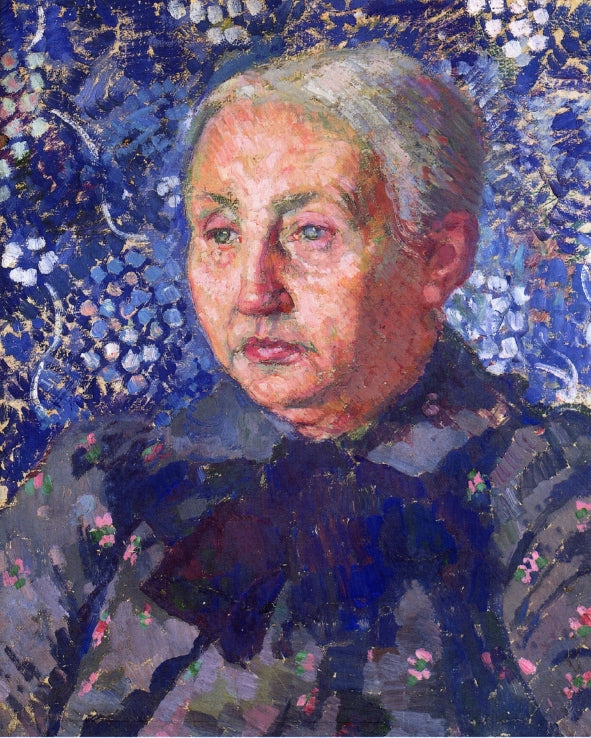 Theo van Rysselberghe Portrait of Madame Monnon, the Artist s Mother in Law 1900 Fine Art Print