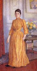 Theo van Rysselberghe Portrait of Madame van Rysselberghe 1891 Fine Art Print