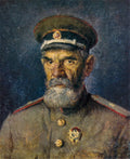Ilya Mashkov Portrait of Major-General of Medical Services A. R. Zlobin 1943 Fine Art Print