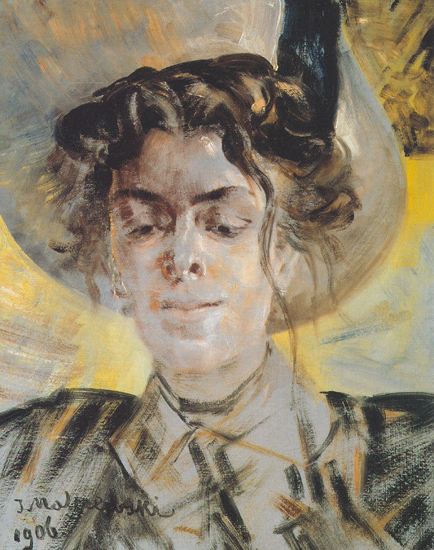 Jacek Malczewski Portrait of Maria Balowa 1906 Fine Art Print