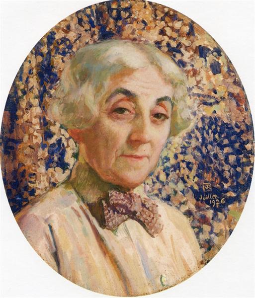 Theo van Rysselberghe Portrait of Maria van Rysselberghe 1926 Fine Art Print