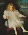 Frank W. Benson Portrait of Marjorie Coldwell Westinghouse 1899 Fine Art Print