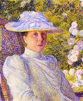 Theo van Rysselberghe Portrait of Mathilde Vereeken 1891 Fine Art Print