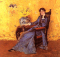 William Merritt Chase Portrait of Miss Dora Wheeler 1883 Fine Art Print