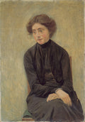 Max Liebermann Portrait of Miss Hedwig Ruetz 1903 Fine Art Print