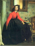James Tissot Portrait of Mlle. L.L. 1864 Fine Art Print