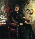 William Merritt Chase Portrait of Mme. E.H. Bensel 1912 Fine Art Print