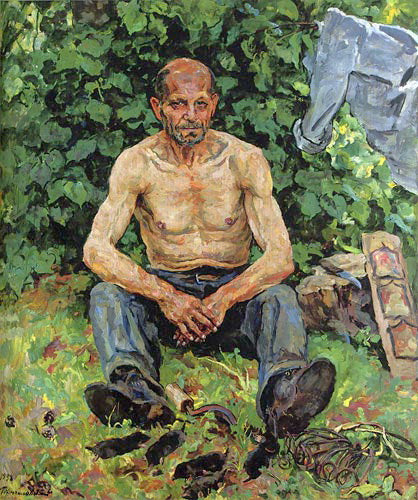Pyotr Konchalovsky Portrait of Mole-Catcher Fedor Petrovich 1938 Fine Art Print