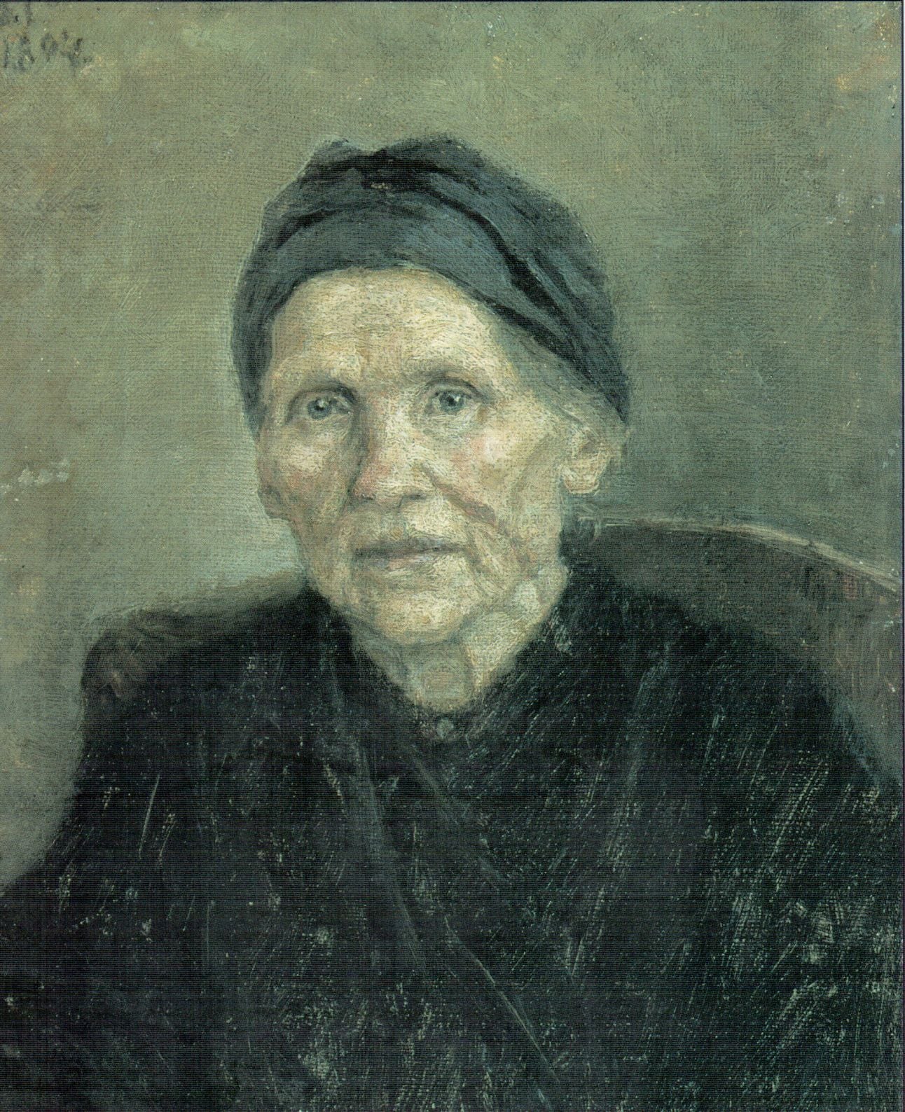 Vasily Surikov Portrait of Mother 1894 Fine Art Print