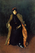 William Merritt Chase Portrait of Mrs.C. (Alice Gerson Chase) 1890-1895 Fine Art Print