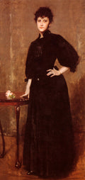William Merritt Chase Portrait of Mrs. C 1888 Fine Art Print