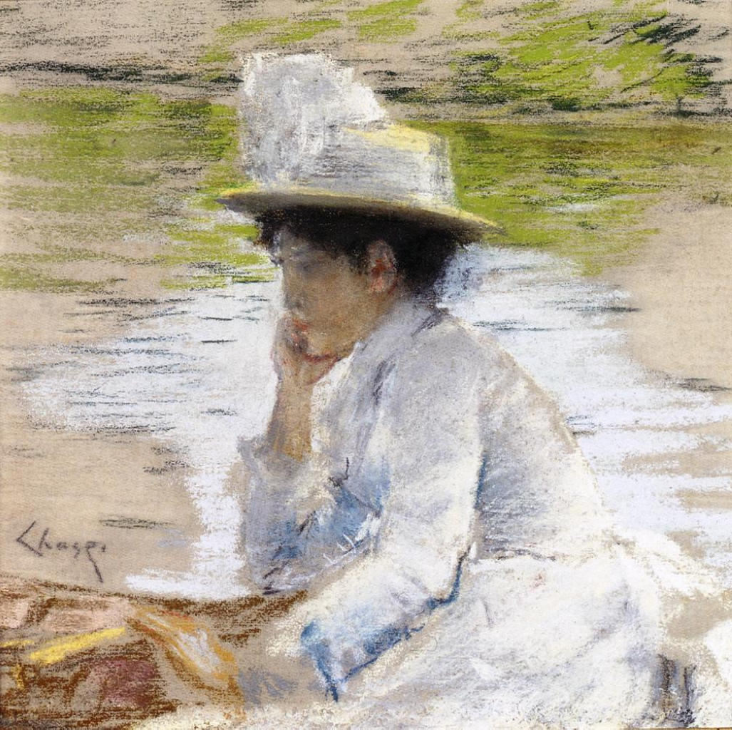 William Merritt Chase Portrait of Mrs. Chase 1886 Fine Art Print