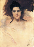 William Merritt Chase Portrait of Mrs. William Clark 1890 Fine Art Print