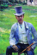 Theo van Rysselberghe Portrait of Octave Maus as Dandy 1885 Fine Art Print