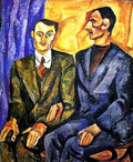 Pyotr Konchalovsky Portrait of P. Denike (Yuriev)and A. Pokrovsky 1913 Fine Art Print