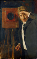 Joaquín Sorolla Portrait of photographer, Christian Franzen 1901 Fine Art Print