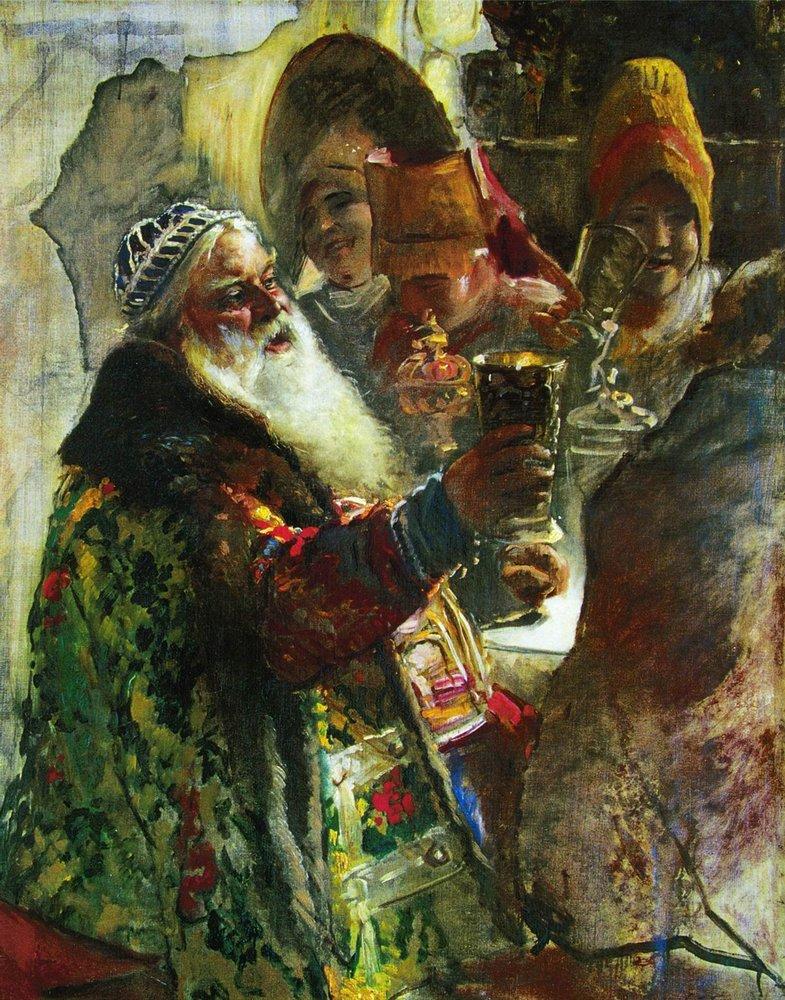 Konstantin Makovsky Portrait of Prince P.Vyazemsky 1880 Fine Art Print