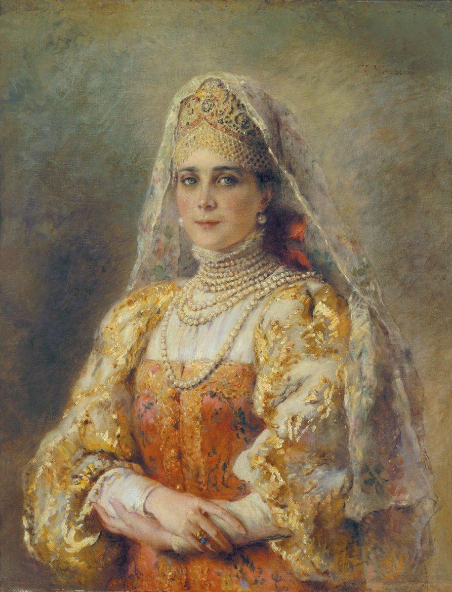 Konstantin Makovsky Portrait of Princess Zinaida Yusupova 1900 Fine Art Print