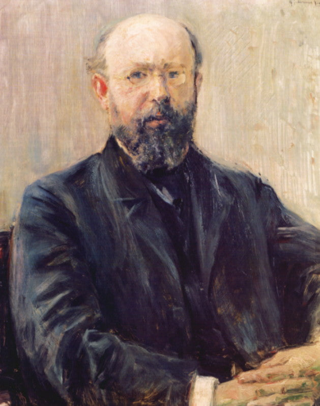 Max Liebermann Portrait of Professor Dr. Carl Bernstein 1892 Fine Art Print