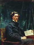 Konstantin Makovsky Portrait of S.Hudenkov 1890 Fine Art Print