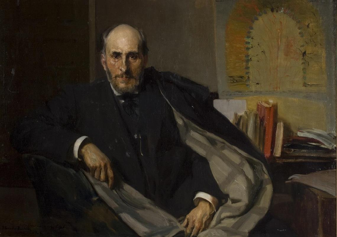 Joaquín Sorolla Portrait of Santiago Ramon Y Cajal 1906 Fine Art Print