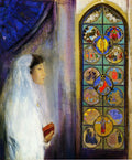 Odilon Redon Portrait of Simone Fayet in Holy Communion 1908 Fine Art Print