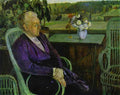 Mikhail Nesterov Portrait of Sofia Tutcheva 1927 Fine Art Print