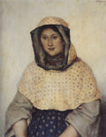 Vasily Surikov Portrait of T. K. Domozhilova 1891 Fine Art Print