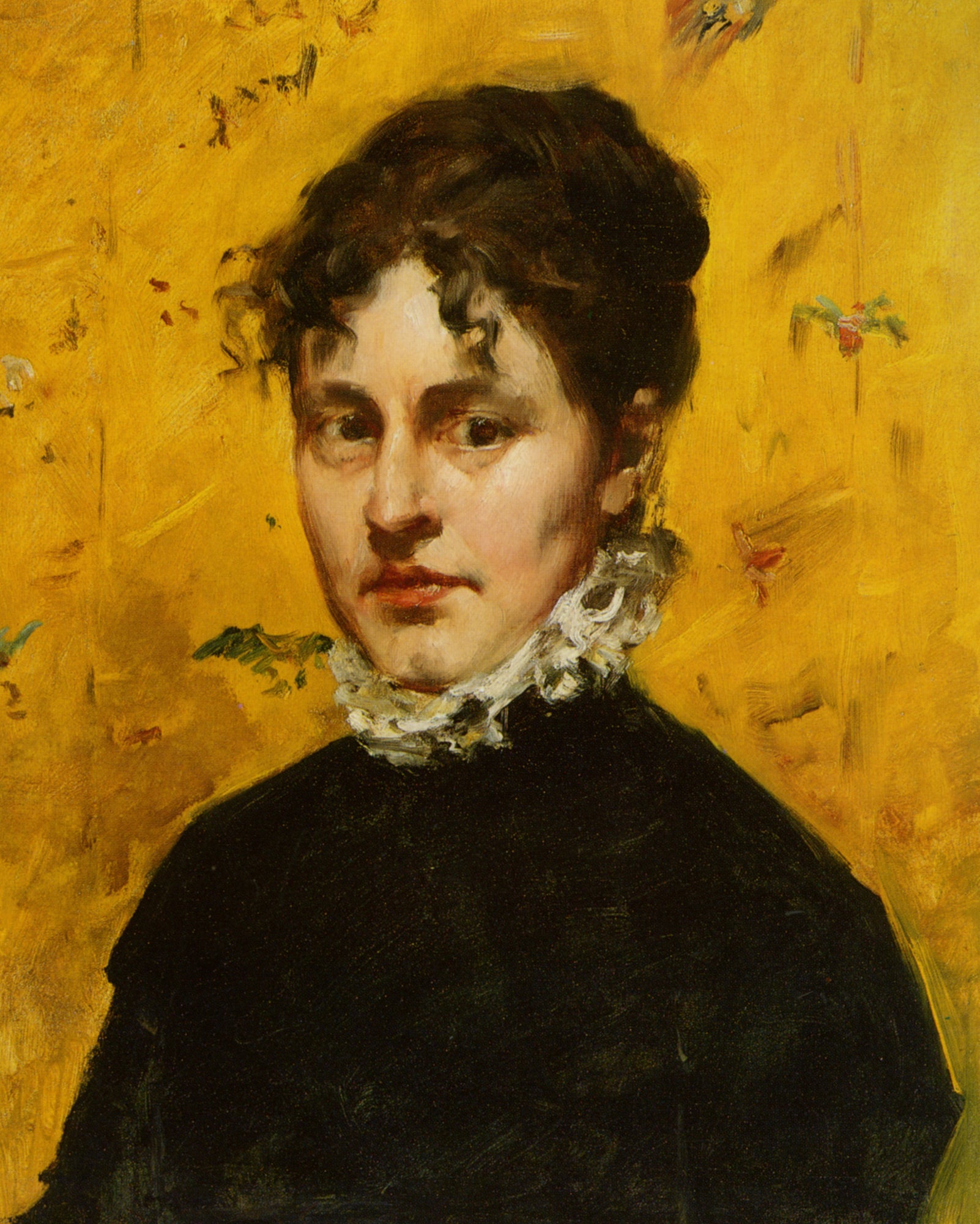 William Merritt Chase Portrait of the Artist's Sister-in-Law 1914 Fine Art Print