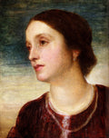 George Frederick Watts Portrait Of The Countess Somers 1860 Fine Art Print