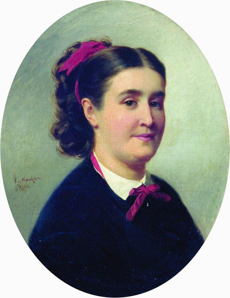 Konstantin Makovsky Portrait of the Lady 1883 Fine Art Print
