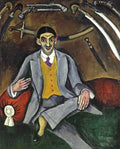 Pyotr Konchalovsky Portrait of the Painter, G. B. Yakulov 1910 Fine Art Print