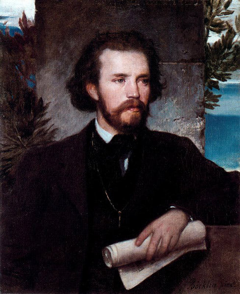 Arnold Böcklin Portrait of the Singer Karl Wallenreiter 1869 Fine Art Print