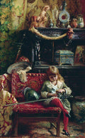 Konstantin Makovsky Portrait of the Son in Workshop 1882 Fine Art Print