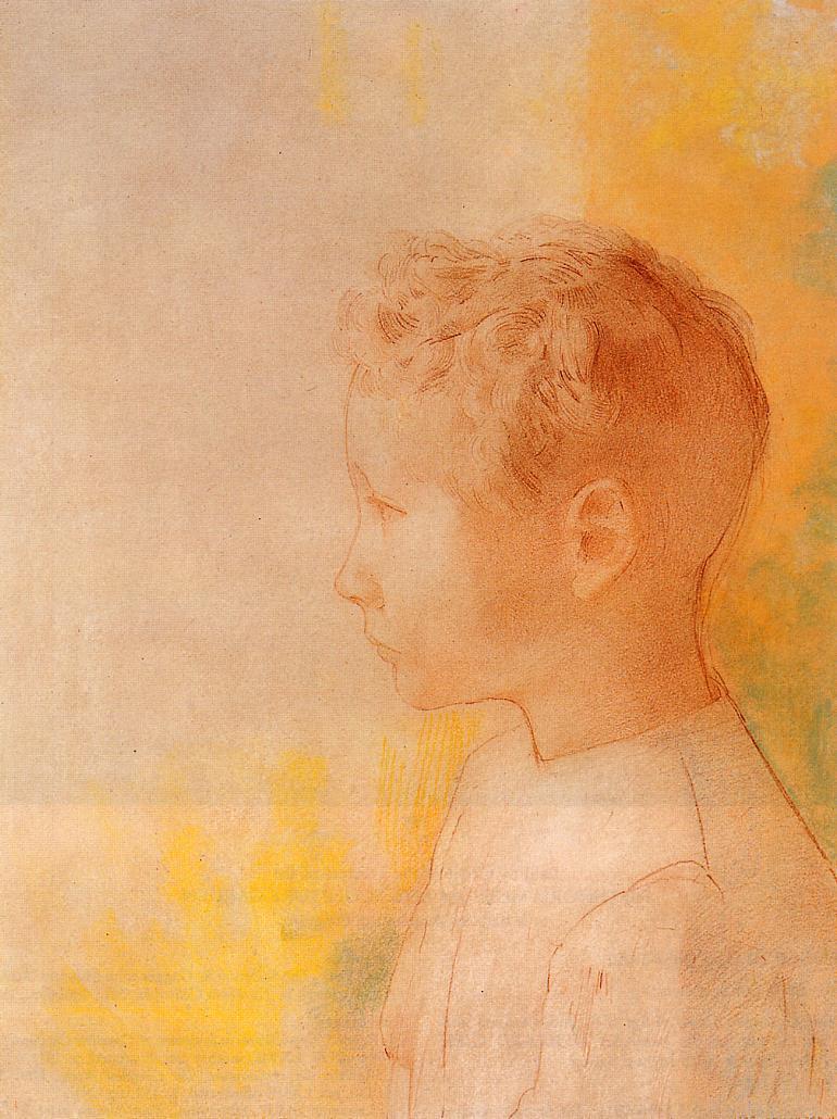 Odilon Redon Portrait of the Son of Robert de Comecy 1898 Fine Art Print